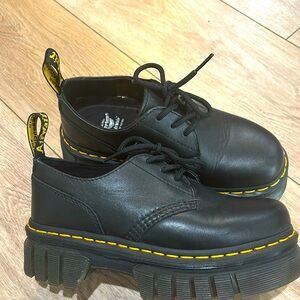 Dr. Martens Black Leather Lace-Up Shoes